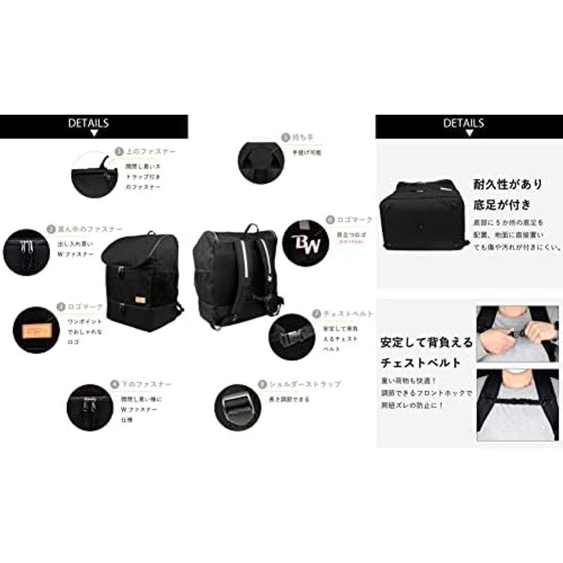 剣道防具コム Budo Wing Pro リュック 前ポケットなし 大 シングル