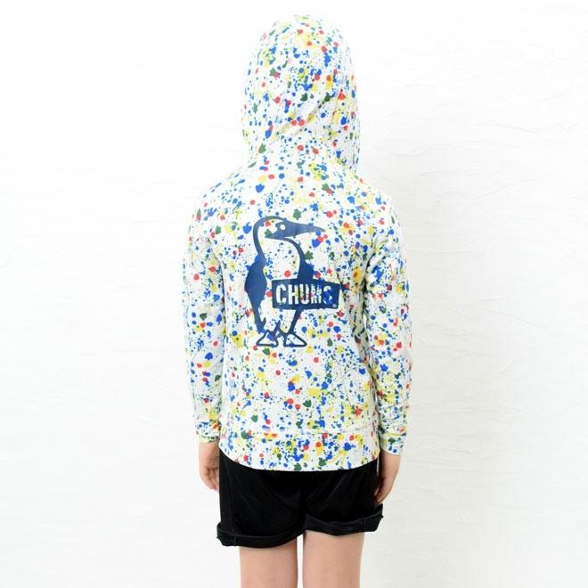 チャムス ラッシュガード ジップパーカー キッズ CHUMS CH20-1025 LRash Guard Zip Parka UV加工 水着｜friends-y｜07