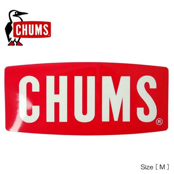 チャムス ステッカー チャムスロゴ Mサイズ CHUMS CH62-1071 アウトドア 車 シール 自転車 メール便対応 Sticker CHUMS Logo｜friends-y
