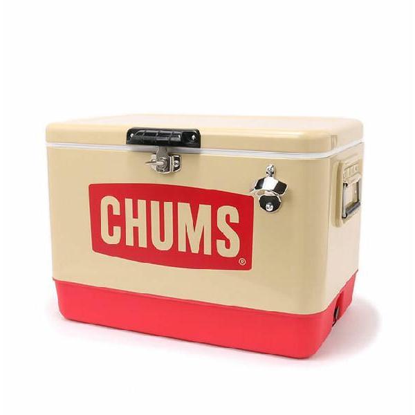 CHUMS チャムス クーラーボックス CHUMS（チャムス） スチール クーラーボックス 54L CHUMS CH62-1802