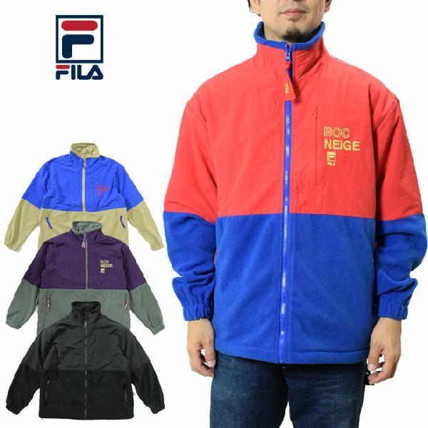 FILA フィラ フリースジャケット フルジップ FM9677 Full zip jacket メンズ レディース アウター ジップアップ｜friends-y