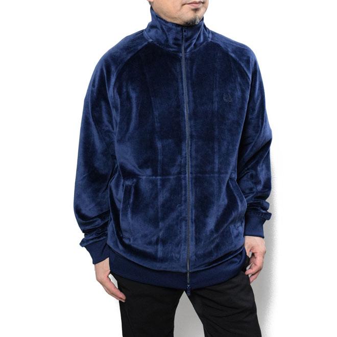 FRED PERRY フレッドペリー ベロア トラックジャケット J8555 FRED PERRY フレッドペリー ベロア トラックジャケット J8555