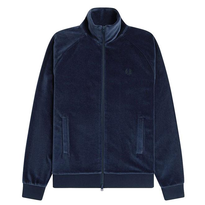 FRED PERRY フレッドペリー ベロア トラックジャケット J8555 FRED PERRY フレッドペリー ベロア トラックジャケット J8555