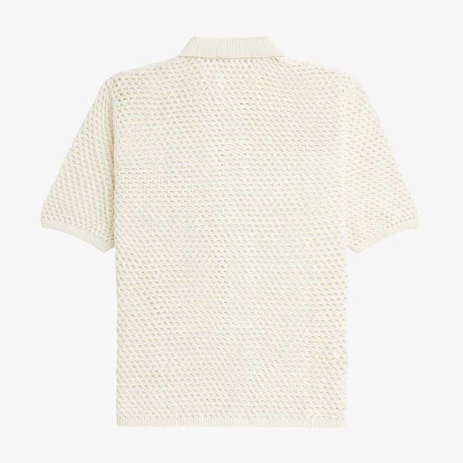 フレッドペリー ニットポロシャツ 半袖 FRED PERRY K7850 メンズ Lace Button Through Shirt サマーニット 春夏｜friends-y｜07