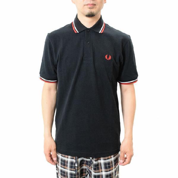 フレッドペリー ライン入りポロシャツ M12 FRED PERRY SHIRT メンズ鹿の子 フレッドペリーポロ イングランド製 フレッドペリーシャツ｜friends-y｜04