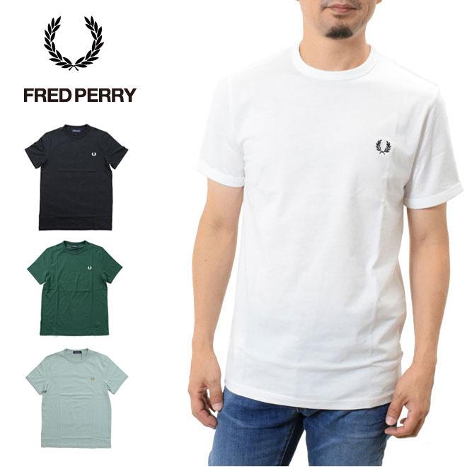 フレッドペリー コットンTシャツ 半袖 ワンポイント FRED PERRY M3519 メンズ RINGER T-SHIRT スポーツスタイル クル