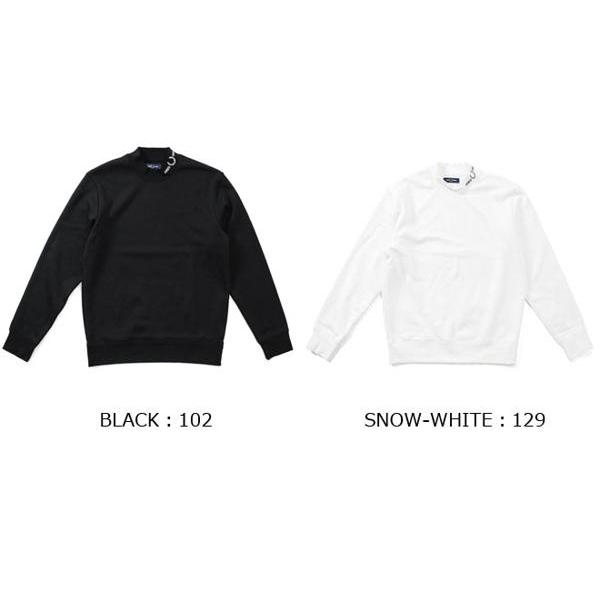フレッドペリー ハイネック スウェットシャツ FRED PERRY M5548 メンズ Branded Collar Sweatshirt ブラック｜friends-y｜04