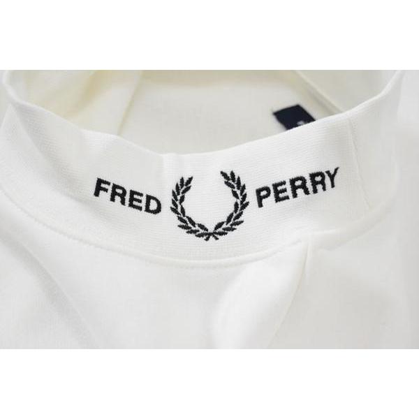 フレッドペリー ハイネック スウェットシャツ FRED PERRY M5548 メンズ Branded Collar Sweatshirt ブラック｜friends-y｜11