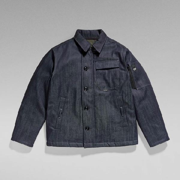 ジースター ロウ 中綿デニムジャケット アウター G-STAR RAW メンズ D22061-B988-001  DECK PADDED DENIM｜friends-y｜04