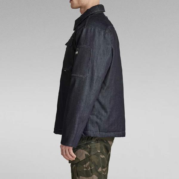 ジースター ロウ 中綿デニムジャケット アウター G-STAR RAW メンズ D22061-B988-001  DECK PADDED DENIM｜friends-y｜06