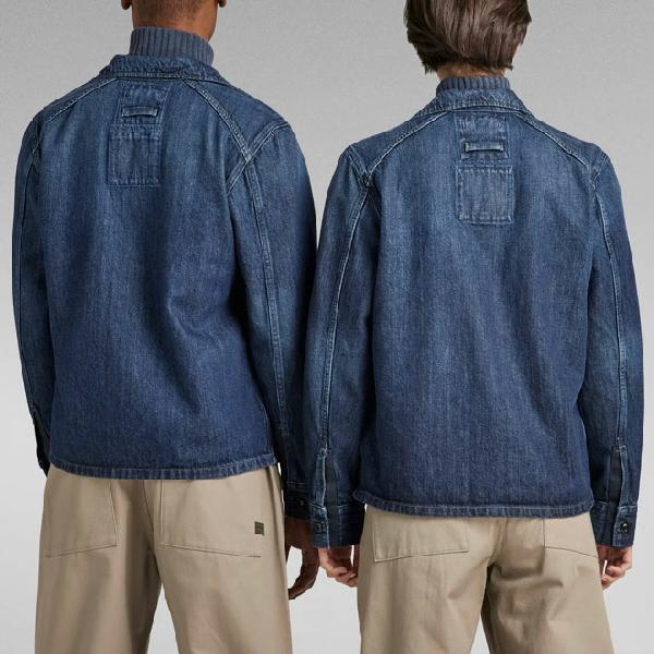 ジースター ロウ デニムジャケット 長袖 G-STAR RAW ユニ ジースター ロウ デニムジャケット 長袖 G-STAR RAW ユニ