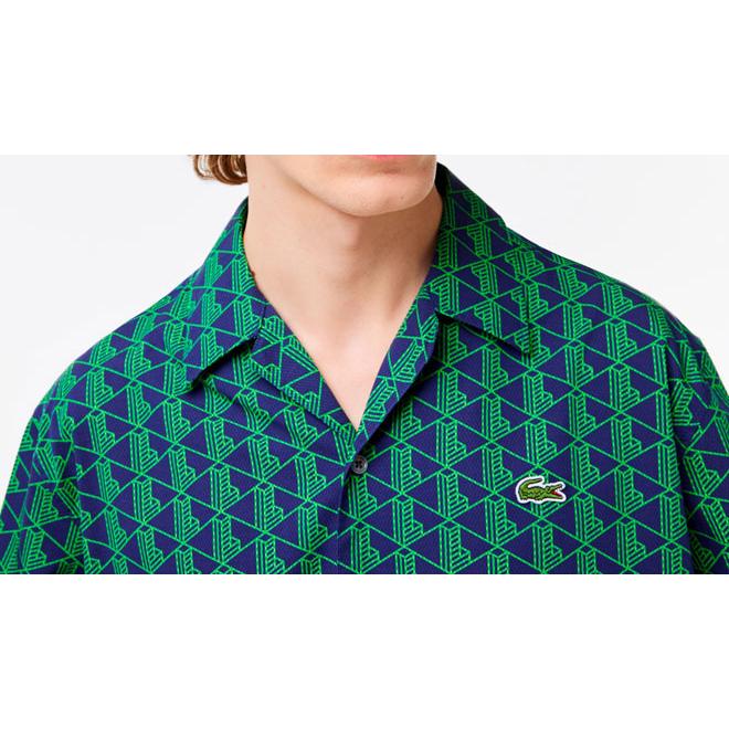 LACOSTE ラコステ オールオーバーモノグラムプリントオープン LACOSTE ラコステ オールオーバーモノグラムプリントオープン