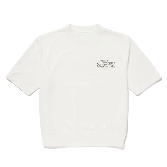 ラコステ オーバーサイズクロックエンブレムスウェットTシャツ ビッグワニ LACOSTE SH058LJ-99 ホワイト グリーン ワンポイント シンプル メンズ ワニ｜friends-y｜11