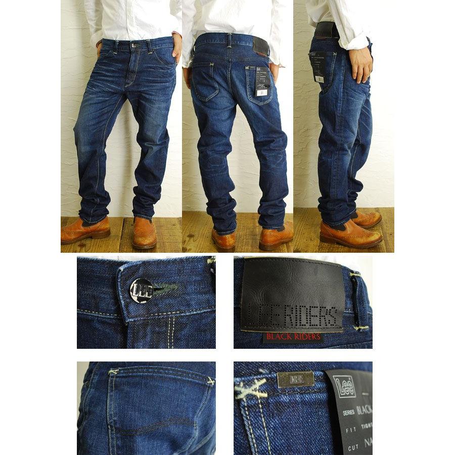 Lee（リー） タイトナローデニムパンツ メンズ LM3705 336/346 BLACK