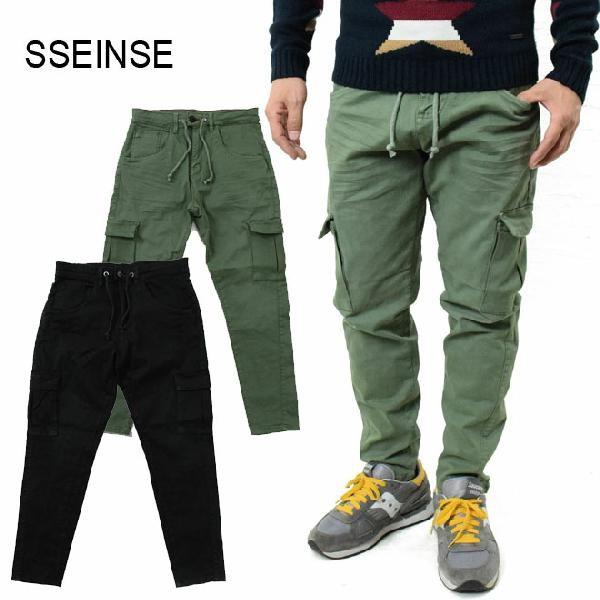 Sseinse テーパード Safari カーゴパンツセンス メンズ メンズ Psi401ss Safari メンズファッション Sse Si401ss イタリアブランド