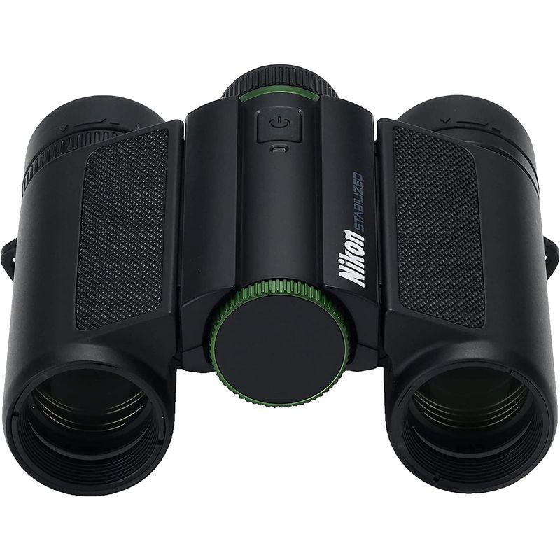 【最終】 Nikon 防振双眼鏡 10x25 STABILIZED GREEN 手ブレ補正付き 10倍25口径 グリーン STB10X25GR 【H1442469625】(50770円)