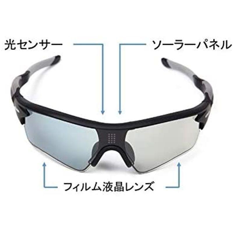 瞬間調光サングラス eShades（イーシェード）Red/Black (レッド) eShades イーシェード Red/Black レッド