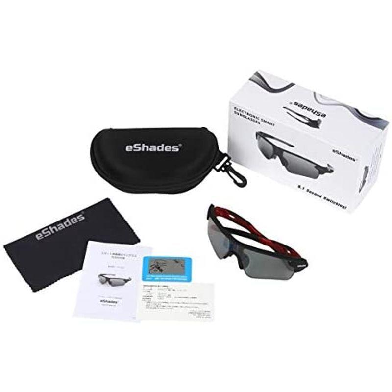 瞬間調光サングラス eShades（イーシェード）Red/Black (レッド) eShades イーシェード Red/Black レッド