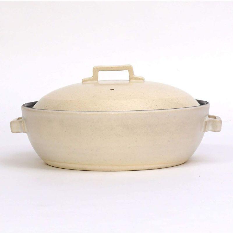 マルヨシ陶器(Maruyoshitouki) 土鍋 STYLE WHITE 9号 セラミック加工IH M1076 Maruyoshitouki 土鍋 STYLE WHITE 9号 セラミック加工IH M1076 サイズ