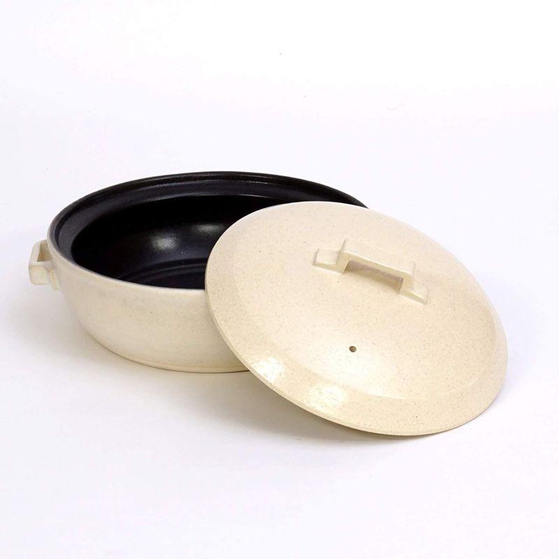 マルヨシ陶器(Maruyoshitouki) 土鍋 STYLE WHITE 9号 セラミック加工IH M1076 Maruyoshitouki 土鍋 STYLE WHITE 9号 セラミック加工IH M1076 サイズ
