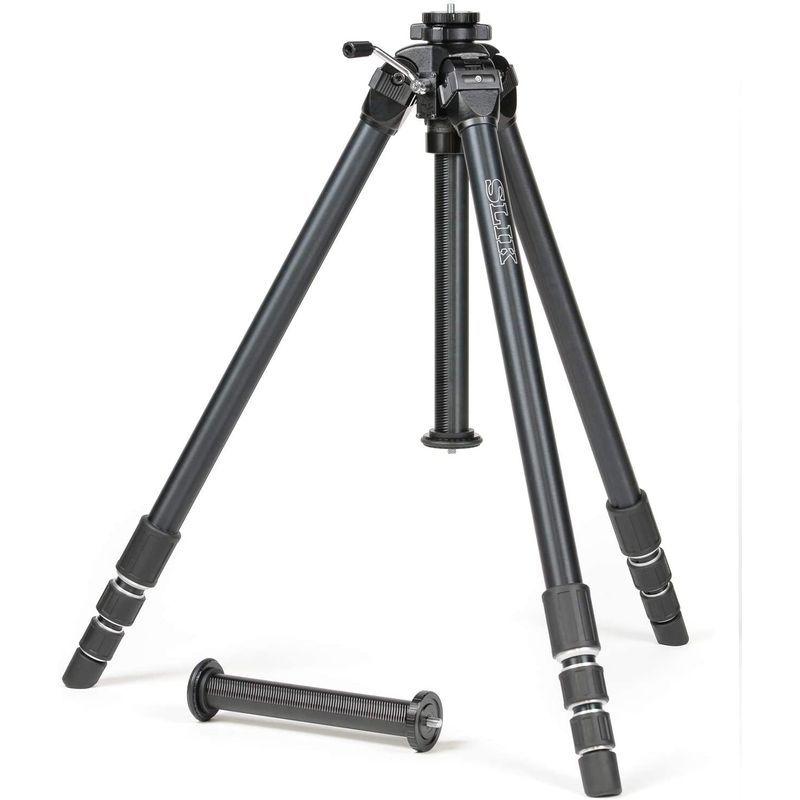 SLIK 三脚 ザ プロフェッショナル 4 NS 脚単体 4段 超大型 ショートエレベータ付属 109502 テレビ、オーディオ、カメラ カメラアクセサリー