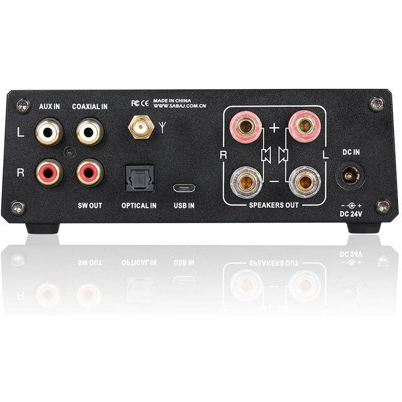 Sabaj A4 ステレオ デジタル パワーアンプ 小型 ヘッドホンアンプ搭載/bluetooth付き プリメインアンプ A4 ステレオ デジタル パワーアンプ 小型 ヘッドホンアンプ搭載/bluetooth付き プリメインアンプ