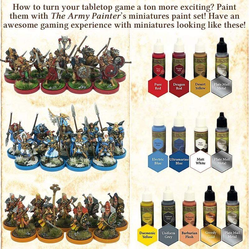 The Army Painter アーミーペインター メガペイントセット 正規品 日本語解説書付 Warpaints Mega Paint Army Painter アーミーペインター メガペイントセット 正規品 日本語解説書付 Warpaints Mega Paint
