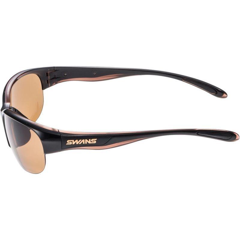 SWANS(スワンズ) スポーツ 偏光 サングラス ルナ 女性向け LN-0065 BRBK ブラック×クリアブラウン ブラック×クリアブラウン スワンズ スポーツ 偏光 サングラス ルナ 女性向け LN BRBK プラスチック