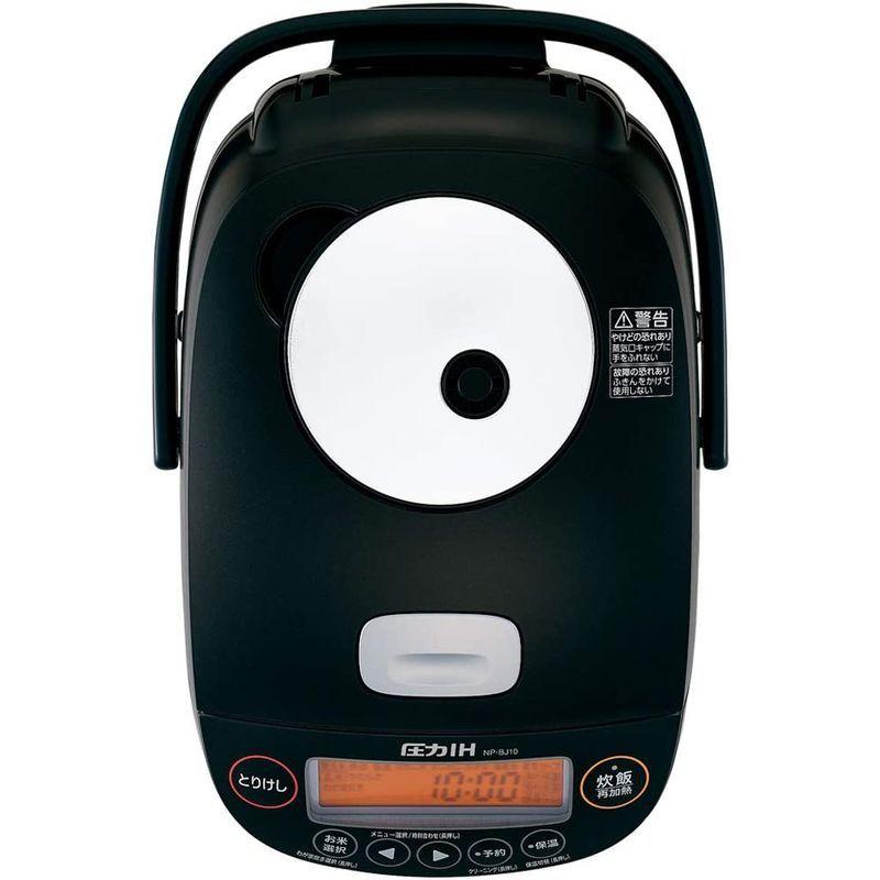 象印 炊飯器 5.5合 圧力IH式 極め炊き 鉄器コートプラチナ厚釜 保温40時間 ブラック NP-BJ10-BA     商品情報    【商品名】　象印 炊飯器 5.5合 圧力IH式 極め炊き 鉄器コートプラチナ厚釜 保温
