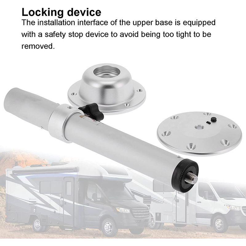 Clasken テーブルレッグブラケット、高さ調節可能なテーブルレッグユニバーサル、ヨット用マウントベースパーツ付きRvキャンピングカー用マ テーブルレッグブラケット 高さ調節可能なテーブルレッグユニバーサル ヨット用マウントベースパーツ付きRvキャンピングカー用マ