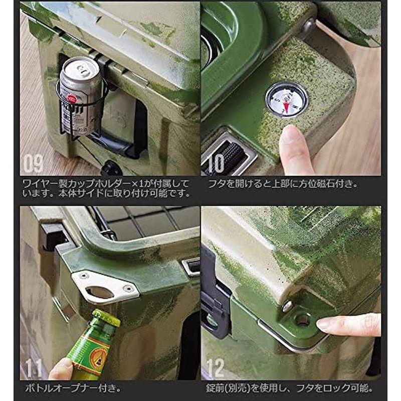 アイスランド クーラーボックス 20qt デザートカモ / 18.9L TST iceland cooler box 付属品付き 最長保冷5 デザートカモ 9L サイズ クーラーボックス 20qt TST iceland cooler box 付属品付き 最長保冷5