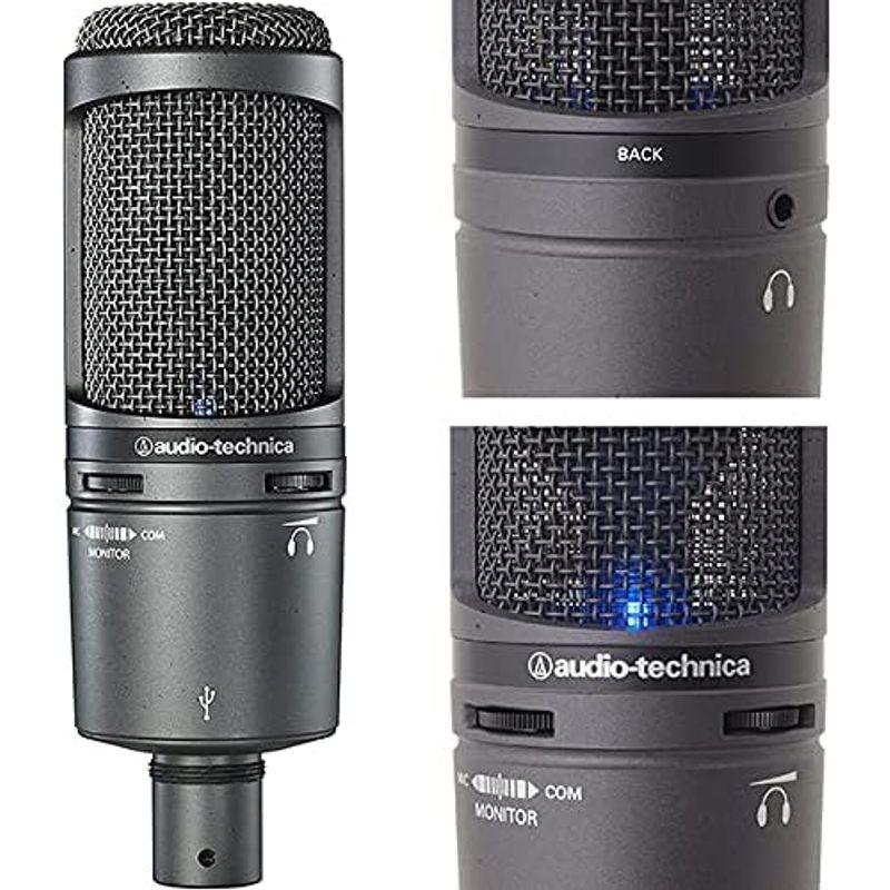 オーディオテクニカ AT2020USB USBコンデンサーマイク ポップ