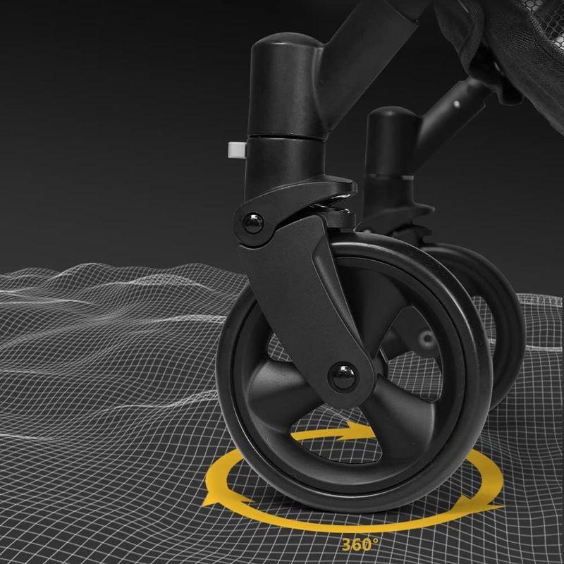 Beberoadペットカート ペットバギー 多機能折りたたみ式猫小型犬ペットベビーカー 取り外し可能なバスケット 金属製のハンドル 3way ペットバギー 多機能折りたたみ式猫小型犬ペットベビーカー 取り外し可能なバスケット 金属製のハンドル 3way