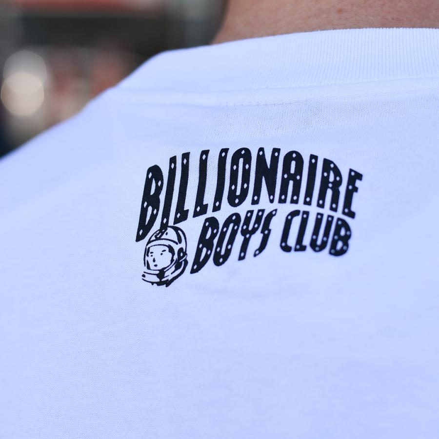 BILLIONAIRE BOYS CLUB ビリオネアボーイズクラブ アーチロゴ コットンTEE BBCJP241T007 ホワイト白 ファレルウイリアムス人気アメリカストリートブランド｜fringe-cs｜02