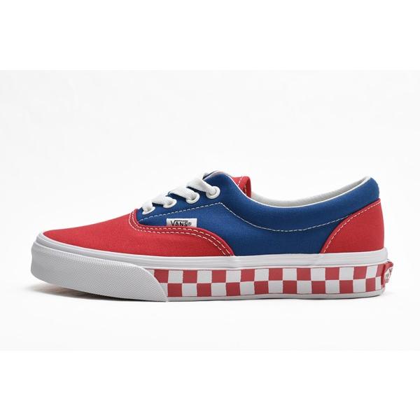 VANS yeti out エラ　スニーカー レッド/ブルー VANS yeti out エラ スニーカー レッド/ブルー - メルカリ