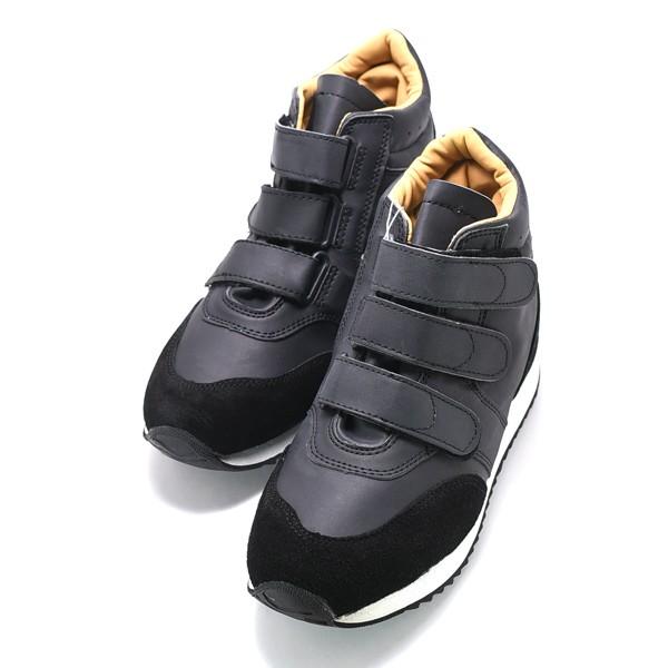 メンズ スニーカー ドイツBWタイプ パイロットシューズ ベルクロ BLK 