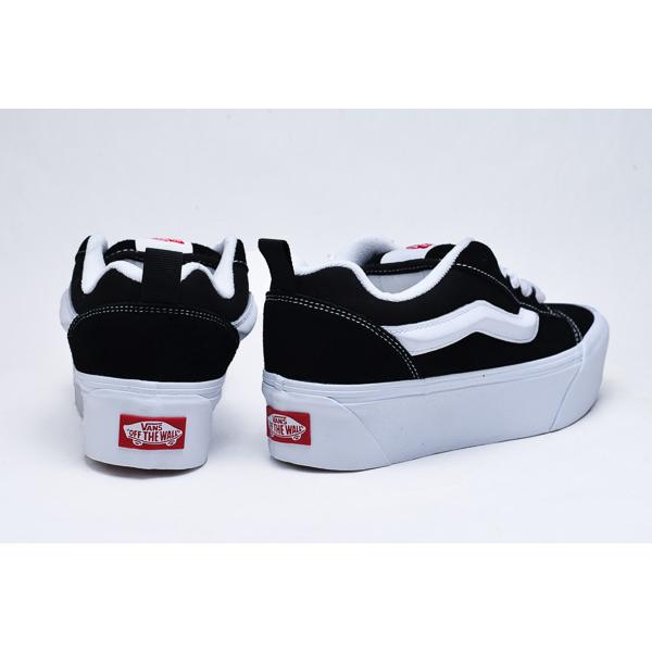 VANS ヴァンズ KNU STACK ニュースタック VN000CP66BT BLK/TRUE WHITE 厚底ニュースクール系厚底usa企画ブラック｜fringe-cs｜05