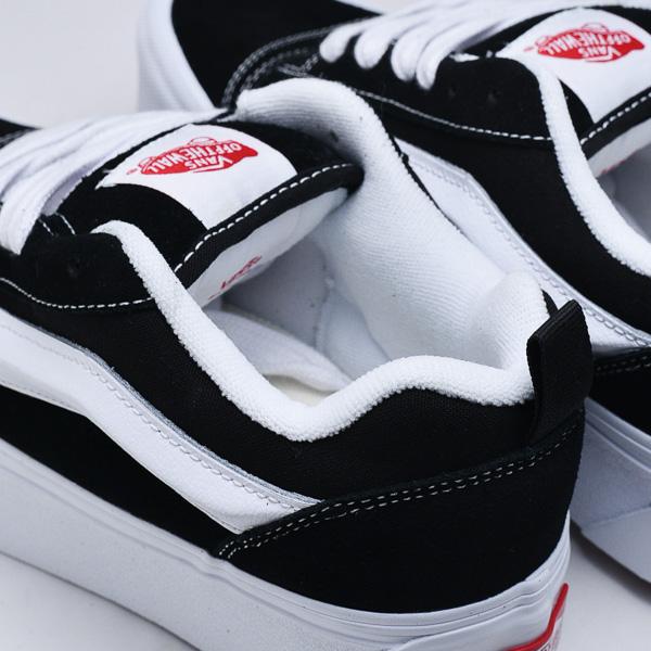 VANS ヴァンズ KNU STACK ニュースタック VN000CP66BT BLK/TRUE WHITE 厚底ニュースクール系厚底usa企画ブラック｜fringe-cs｜08