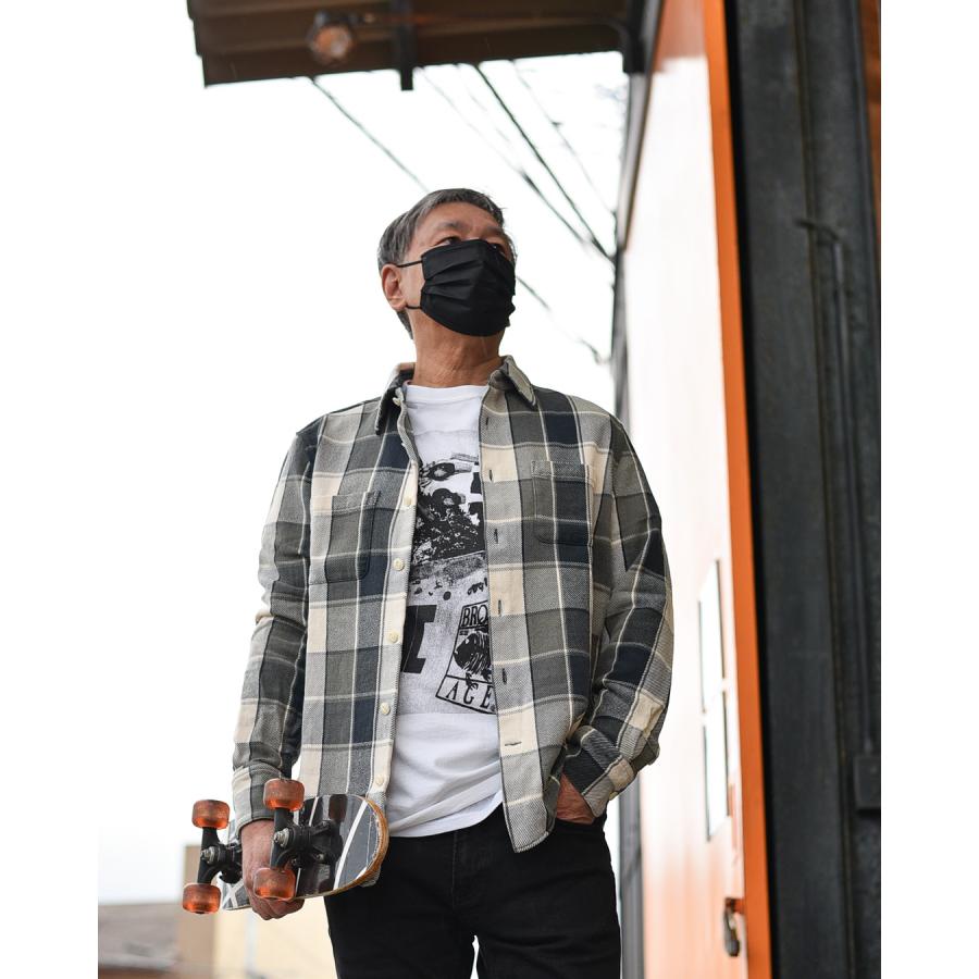 TMT TMT即納 HEAVY TWILL PLAID SHIRTS ヘビーツイル チェックシャツ