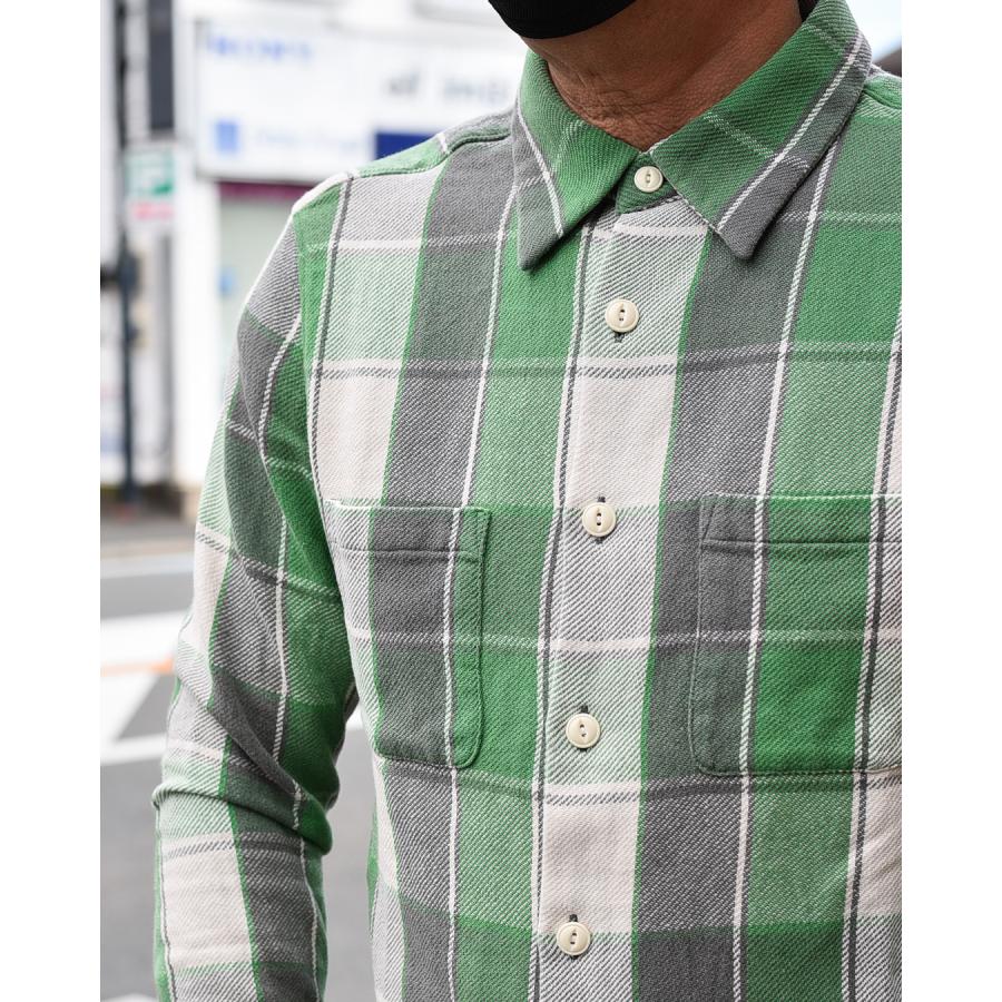 TMT TMT即納 HEAVY TWILL PLAID SHIRTS ヘビーツイル チェックシャツ