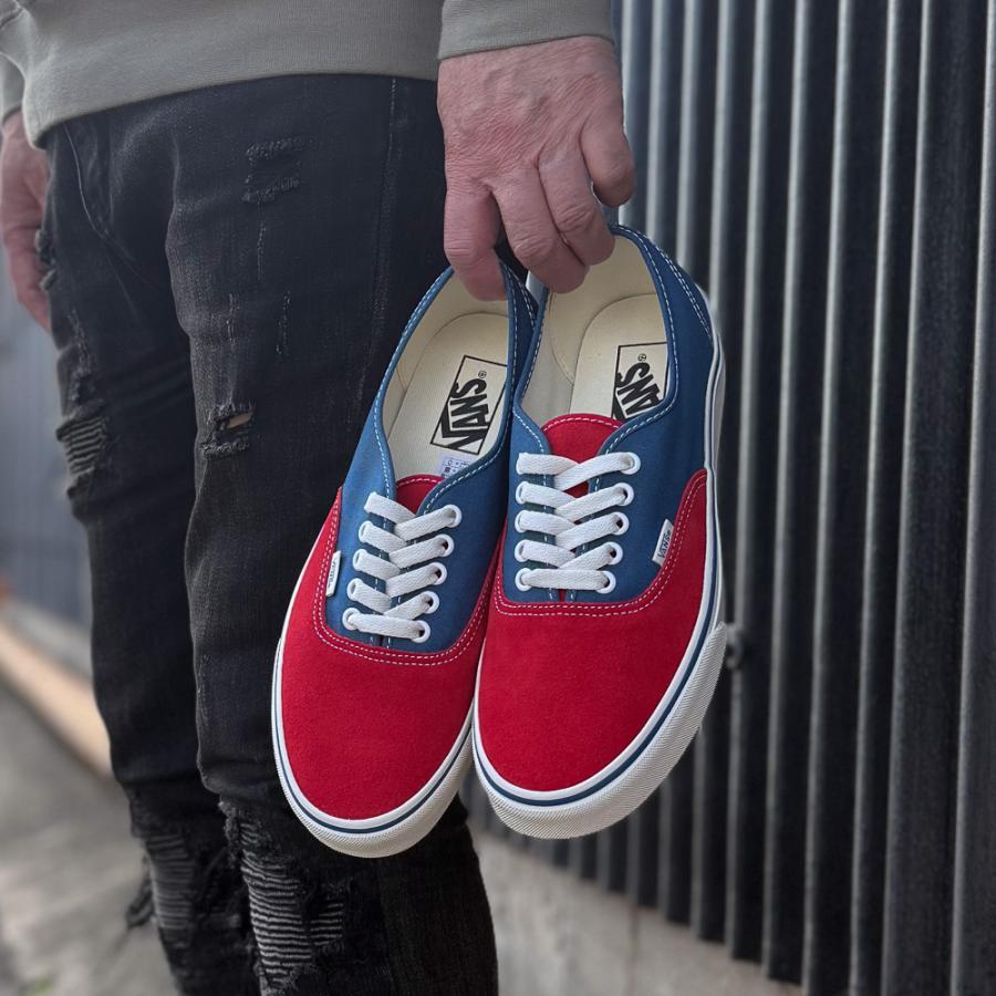 新品】 authentic パープル/レッド チェッカーフラッグ　27cm VANS（ヴァンズ） バンズ スニーカー限定正規取扱店商品AUTHENTIC