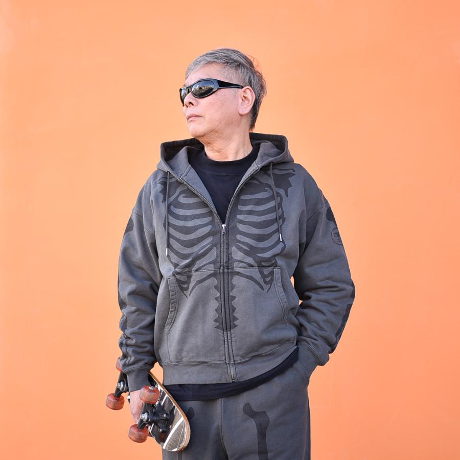 VANSON（バンソン） バンソン別注BONEボーンZIP UP ジップアップ