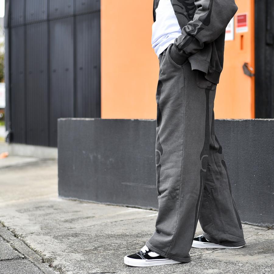 VANSON（バンソン） バンソン別注BONEボーンスエットパンツ ビンテージ