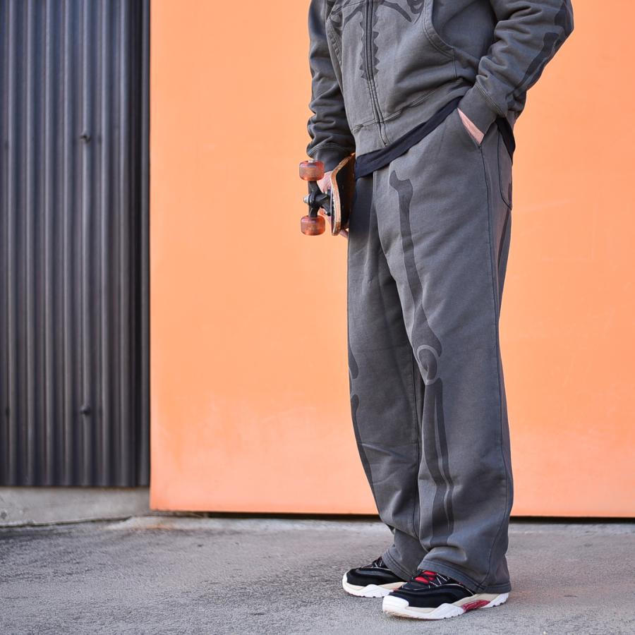 VANSON（バンソン） バンソン別注BONEボーンスエットパンツ ビンテージ