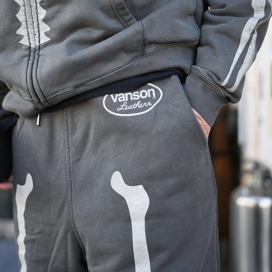 VANSON（バンソン） バンソン別注BONEボーンスエットパンツ ビンテージ
