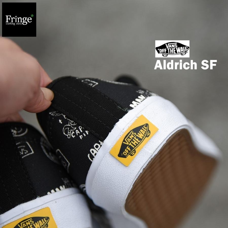 VANS バンズ ヴァンズ スニーカー キャプテンフィン Aldrich SF アルドリッチSF（CAPTAIN FIN BLACK）｜fringe-cs