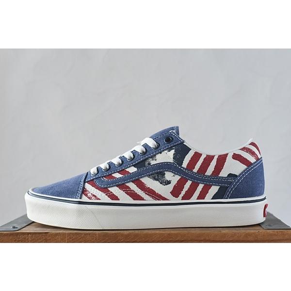 VANS バンズ ヴァンズ スニーカーOLD SKOOL LITE + オールドスクール (REISSUE)BLU/RD星条旗｜fringe-cs｜03