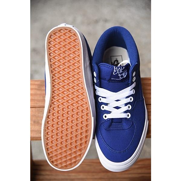 【ilon】VANS HALF CAB 青 スニーカー　24cm ilon】VANS HALF CAB 青 スニーカー 24cm VANS バンズ ヴァンズ