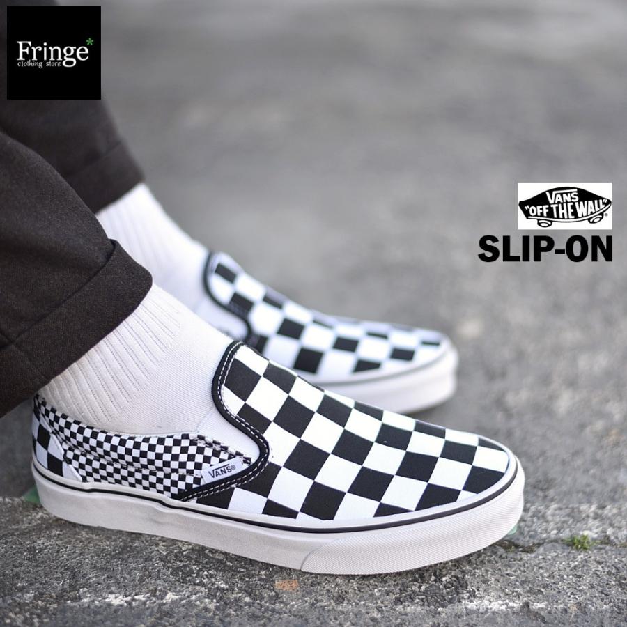 VANS（ヴァンズ） バンズ スニーカーMix Checker Classic Slip-On