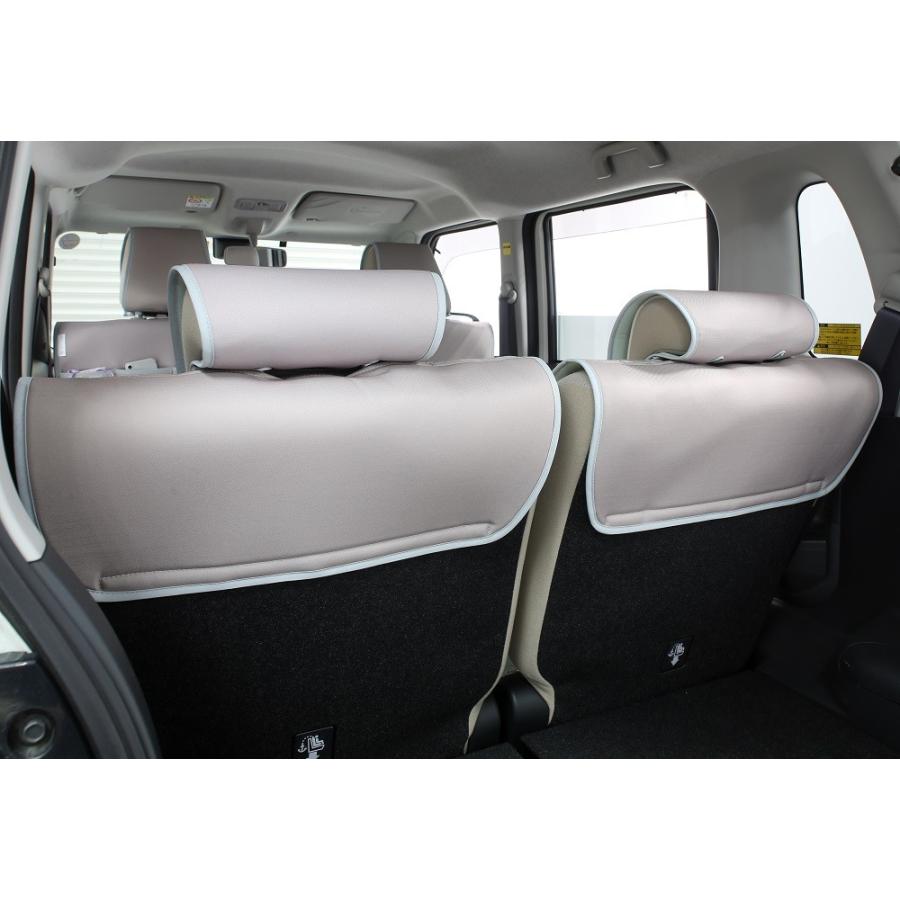 シートカバー 後席用 簡単取付 軽自動車 コンパクト車 洗える エプロンタイプ リア用 汚れ防止 洗濯可能 北欧デザイン カーシートカバー ベージュ Fw0 a Friscoway 通販 Yahoo ショッピング